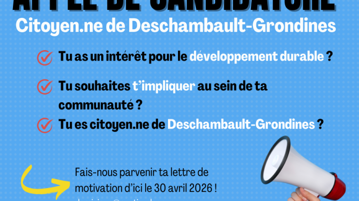 Appel de candidature !