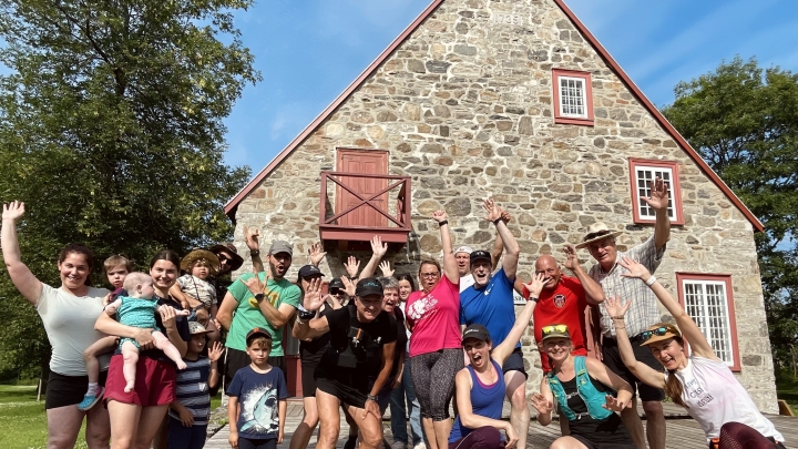Bruno Blanchet à Deschambault-Grondines avec Radio-Canada