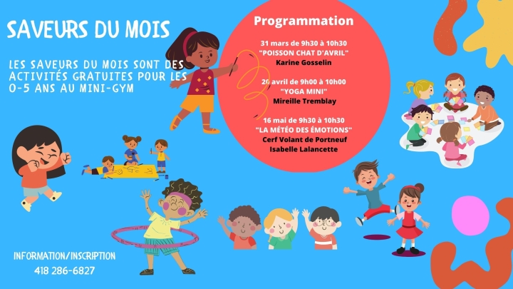 Les saveurs du mois sont de retour!