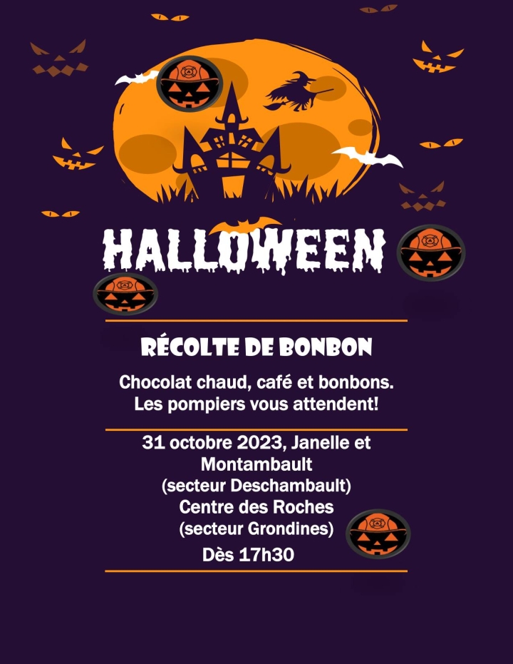 L'halloween!! Secteur Deschambault et Grondines!