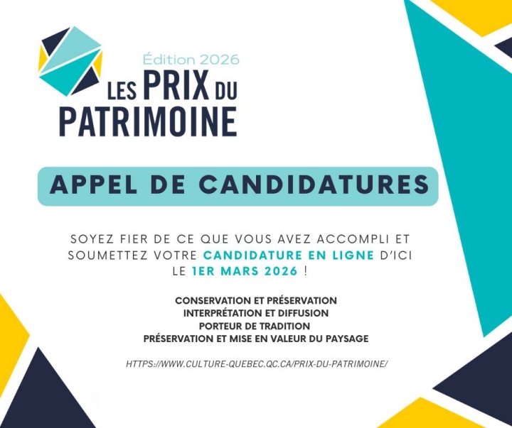 Les prix du patrimoine 2026