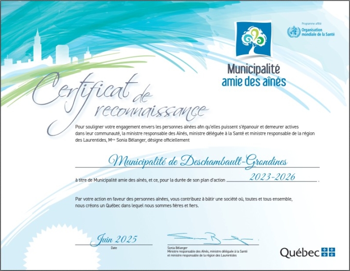 Municipalité Amie des Aînés