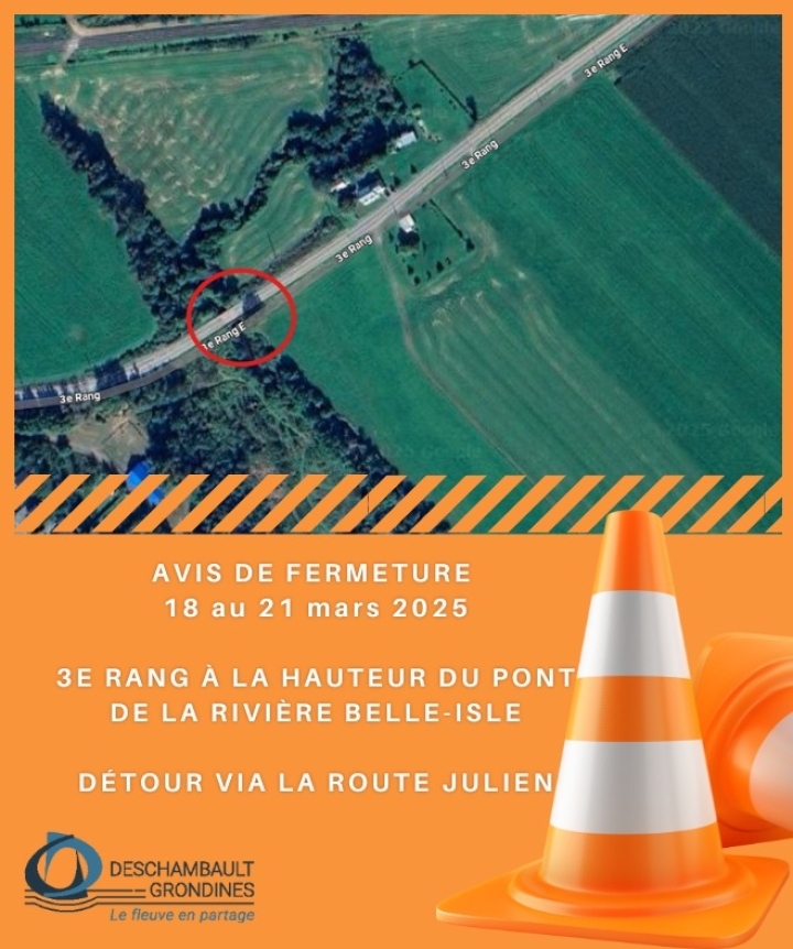 FERMETURE DU 3E RANG