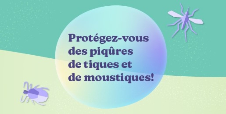 PROTÉGEZ-VOUS DES PIQÛRES DE TIQUES ET MOUSTIQUES