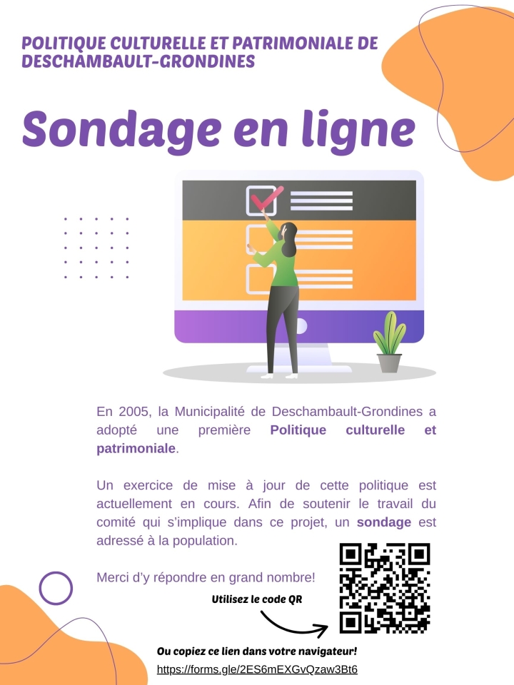 Sondage Politique culturelle et patrimoniale