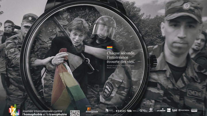 7 mai, Journée internationale contre l'homophobie et la transphobie.