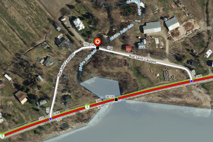 Entrave routière rue Saint-Laurent