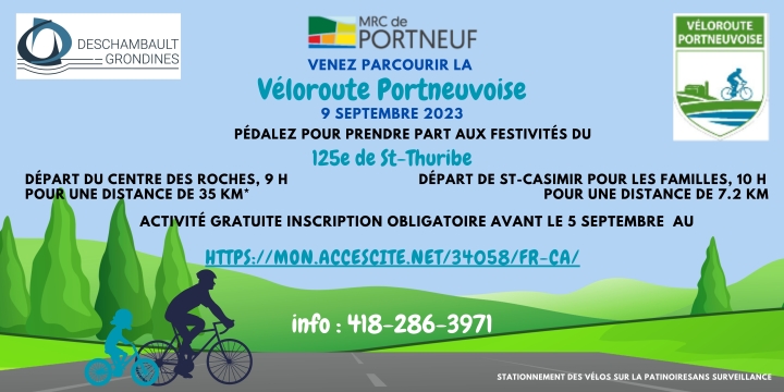 Venez parcourir la Véloroute Portneuvoise