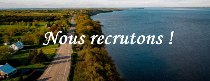 Nous recrutons !!