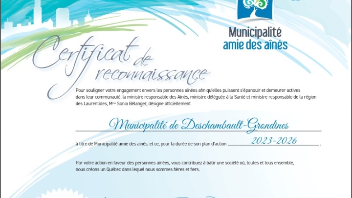 Municipalité Amie des Aînés