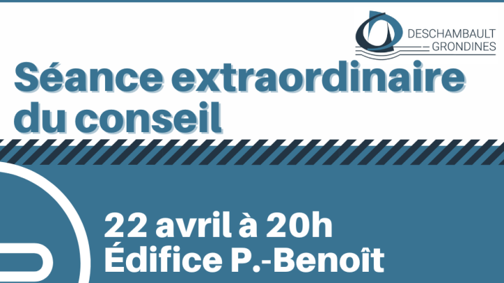 Séance extraordinaire du conseil