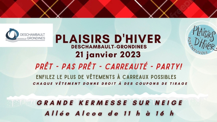 Plaisirs d'hiver : PRÊT, PAS PRÊT, CARREAUTÉ, PARTY!