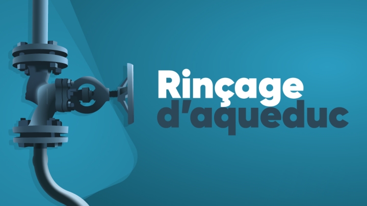 Rinçage du réseau d'aqueduc
