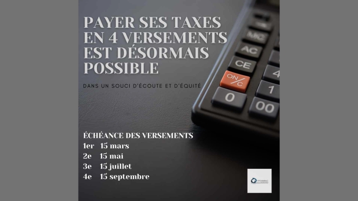 Compte de taxes